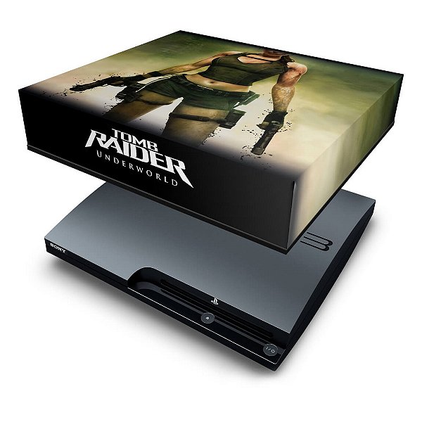 PS3 Slim Capa Anti Poeira - Tomb Raider