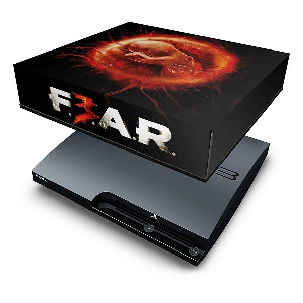 PS3 Slim Capa Anti Poeira - F3ar Fear 3