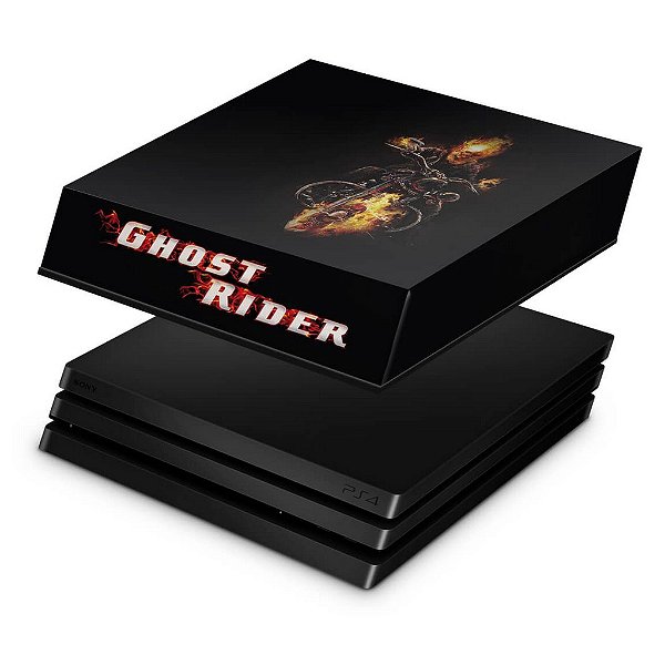 PS4 Pro Capa Anti Poeira - Ghost Rider #A