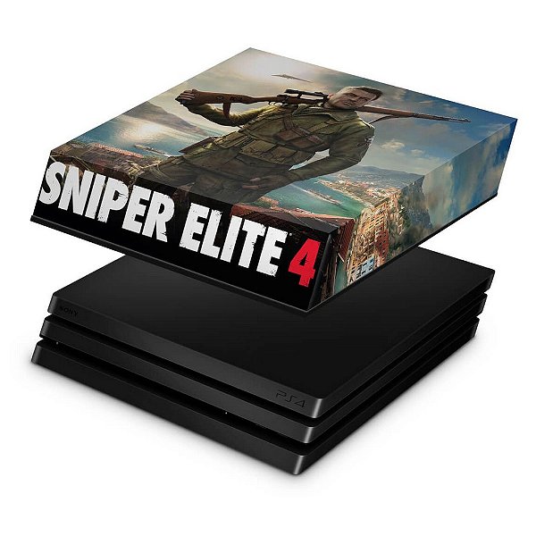 PS4 Pro Capa Anti Poeira - Sniper Elite 4