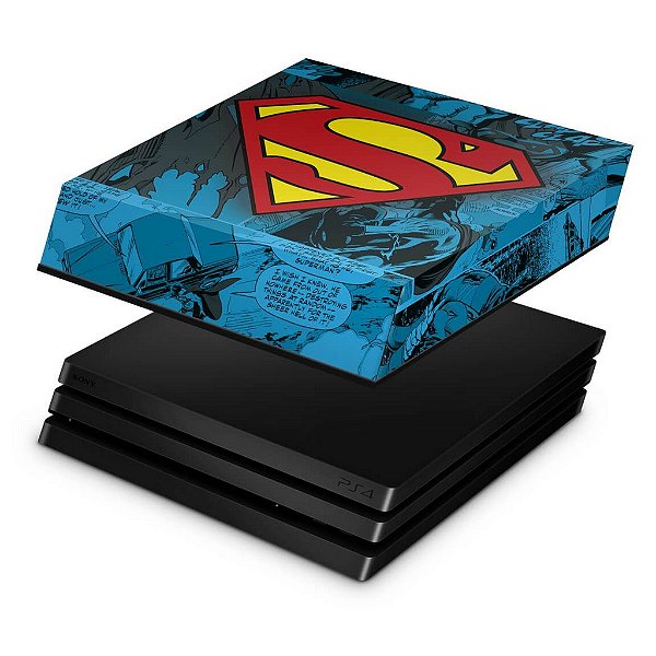PS4 Pro Capa Anti Poeira - Super Homem Superman Comics