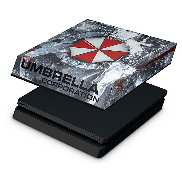PS4 Slim Capa Anti Poeira - Resident Evil Umbrella