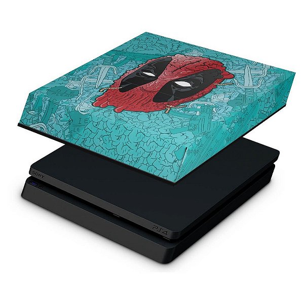 PS4 Slim Capa Anti Poeira - Deadpool