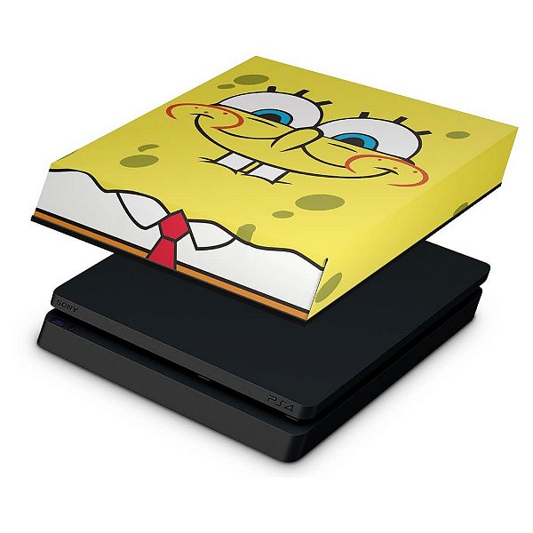 PS4 Slim Capa Anti Poeira - Bob Esponja