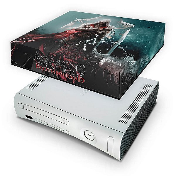 Xbox 360 Fat Capa Anti Poeira - Assassins Creed Brotherwood #C