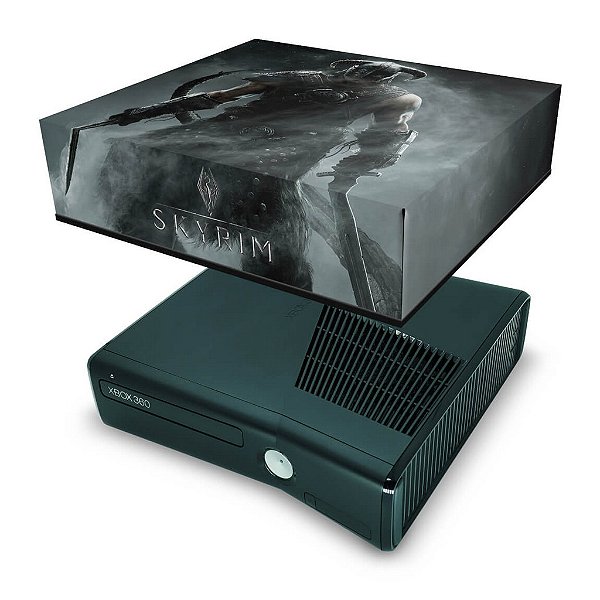 Xbox 360 Slim Capa Anti Poeira - Skyrim