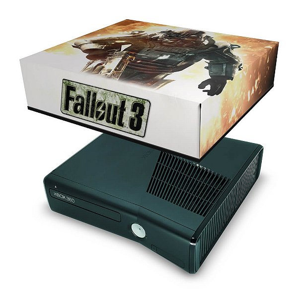 Xbox 360 Slim Capa Anti Poeira - Fallout 3
