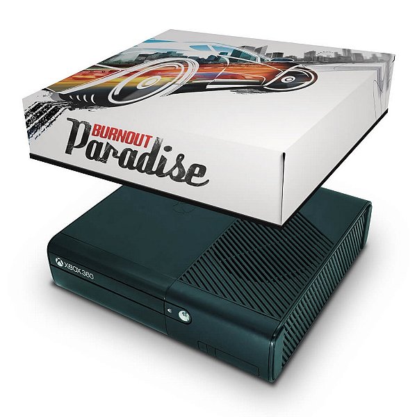 Xbox 360 Super Slim Capa Anti Poeira - Burnout Paradise