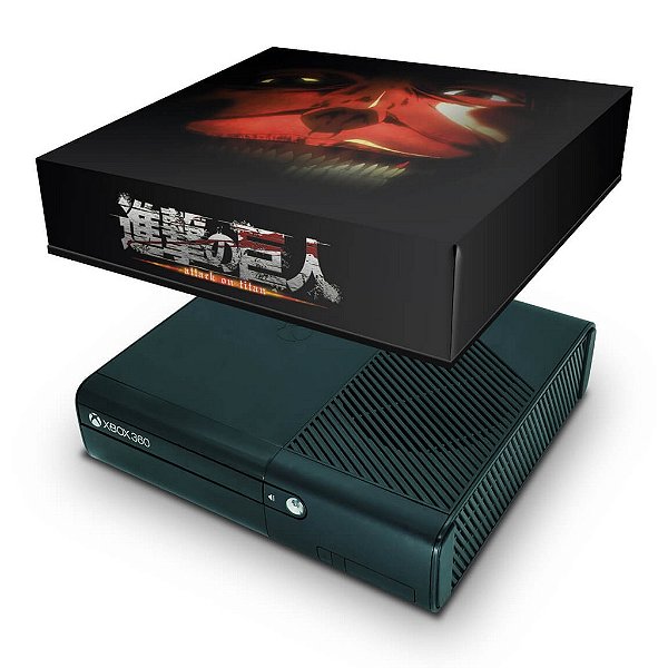 Xbox 360 Super Slim Capa Anti Poeira - Attack On Titan #b