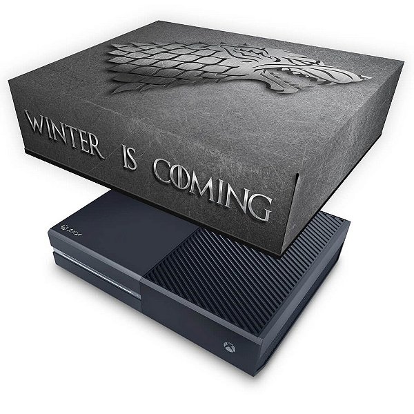 Xbox One Fat Capa Anti Poeira - Game Of Thrones Stark