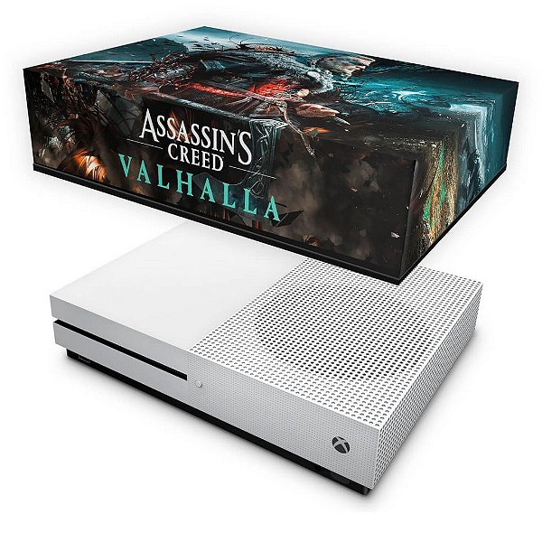 Xbox One S Slim Capa Anti Poeira - Assassin's Creed Valhalla