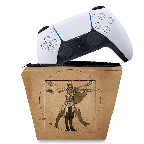 Capa PS5 Controle Case - Assassin’S Creed Vitruviano