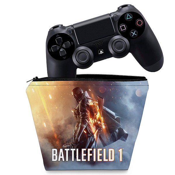 Capa PS4 Controle Case - Battlefield 1