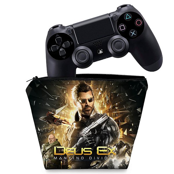 Capa PS4 Controle Case - Deus Ex: Mankind Divided