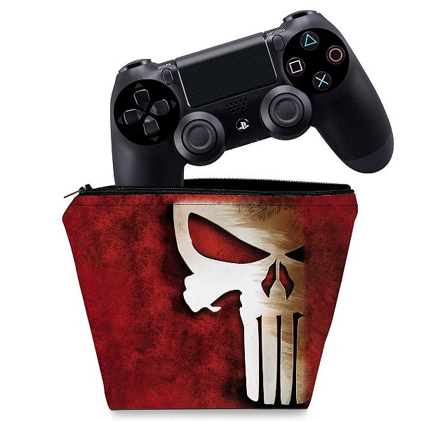Capa PS4 Controle Case - The Punisher Justiceiro