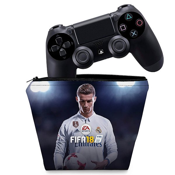 Capa PS4 Controle Case - Fifa 18