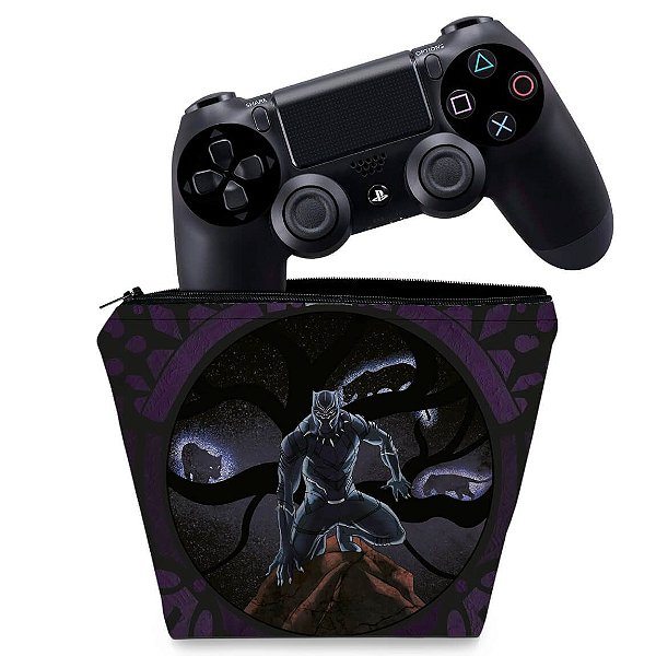 Capa PS4 Controle Case - Pantera Negra