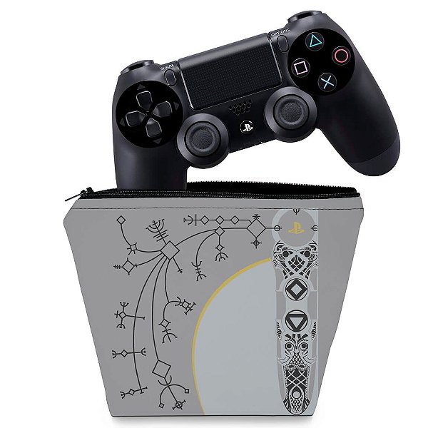 Capa PS4 Controle Case - God Of War Limited Edition
