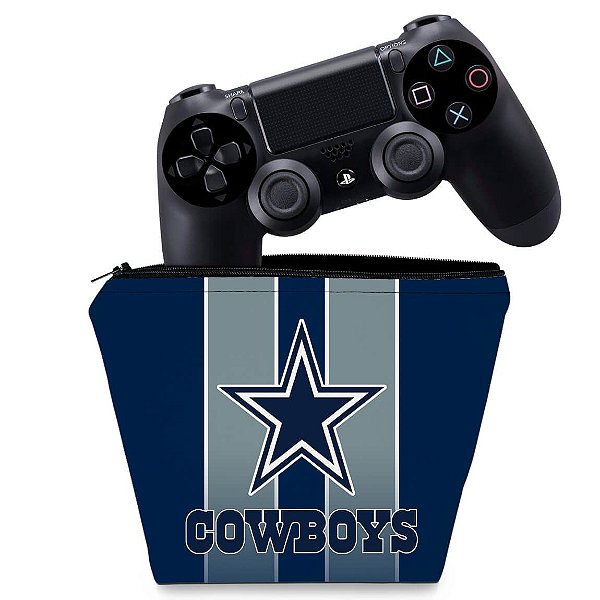 Capa PS4 Controle Case - Dallas Cowboys Nfl