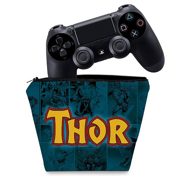 Capa PS4 Controle Case - Thor Comics