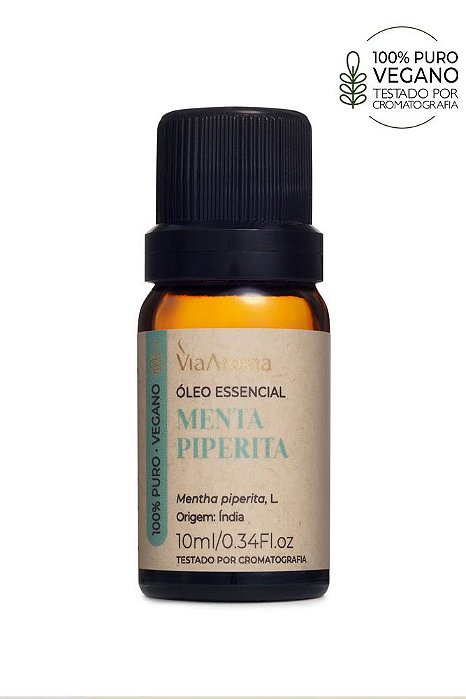 Óleo Essencial de Menta Piperita - 10ml | Via Aroma