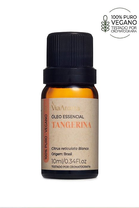 Óleo Essencial de Tangerina - 10ml | Via Aroma