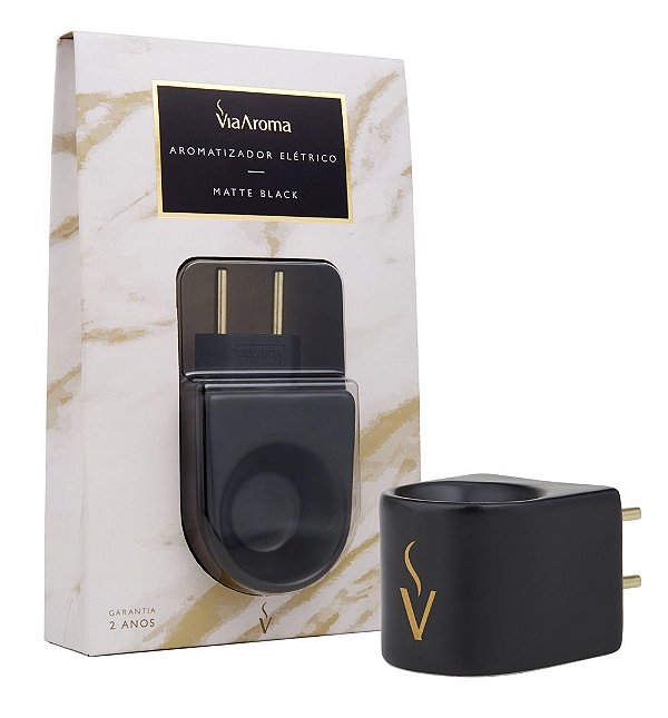 Aromatizador Elétrico Bivolt - Matte Black | Via Aroma