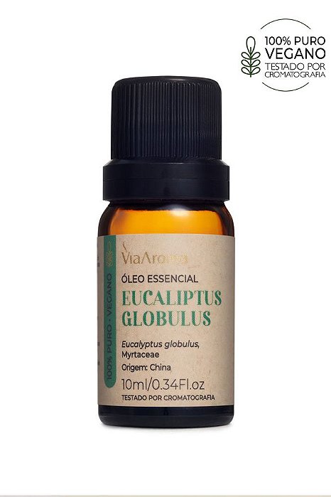 Óleo Essencial de Eucalipto Globulus - 10ml | Via Aroma