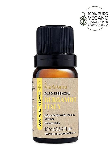 Óleo Essencial de Bergamot Italy - 10ml | Via Aroma