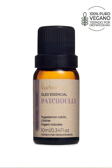 Óleo Essencial de Patchouli - 10ml | Via Aroma