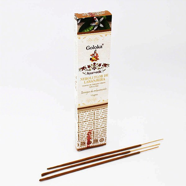 Incenso Massala Goloka - Flor de Laranjeira
