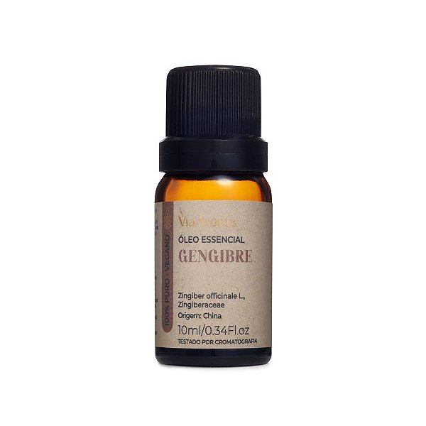 Óleo Essencial de Gengibre Via Aroma - 10ml