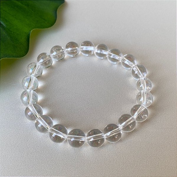 Pulseira de Quartzo Transparente