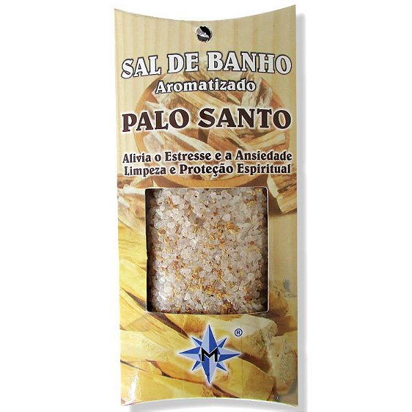 Sal de Banho Aromatizado com Ervas- Palo Santo: Alivia o Estresse e a Ansiedade, Limpeza e Proteção Espiritual