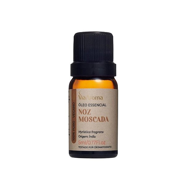Óleo Essencial Noz Moscada Via Aroma - 5ml