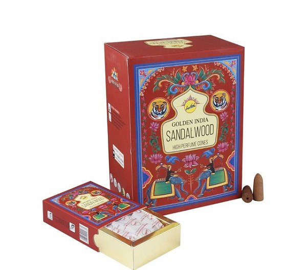 INCENSO CASCATA GOLDEN INDIA - SANDALWOOD