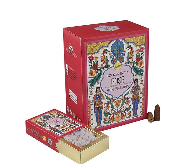 INCENSO CASCATA GOLDEN INDIA - ROSE