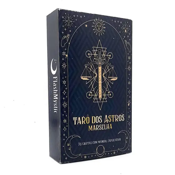 Tarô dos Astros Marselha Com 78 Cartas