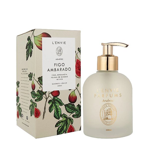 Sabonete Líquido 200 ml Figo Ambarado - Arabesc