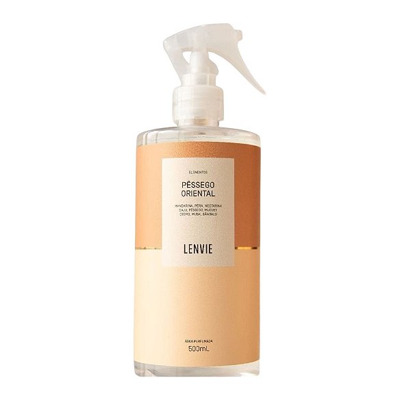 AGUA PERFUMADA PESSEGO ORIENTAL ELEMENTOS - 500ML