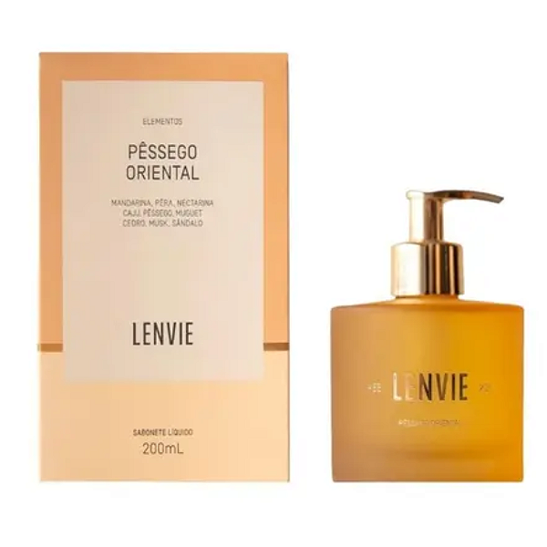 SABONETE LIQUIDO PESSEGO ORIENTAL ELEMENTOS - 200ML