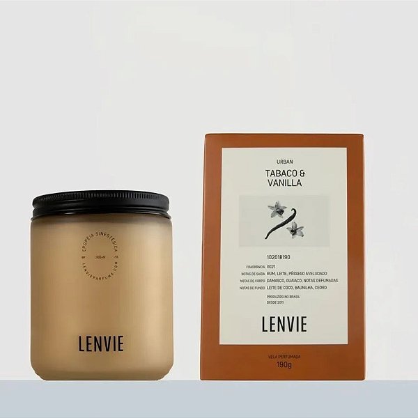 Vela Perfumada Tabaco Vanilla 190g
