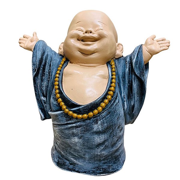 Buda Chinês da Felicidade - Azul