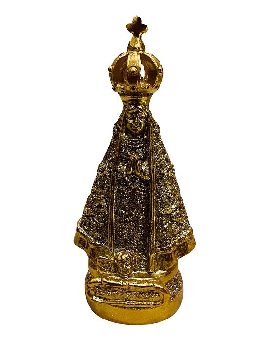 Nossa Senhora Aparecida - Milagre dos Peixes - Menor - Dourado