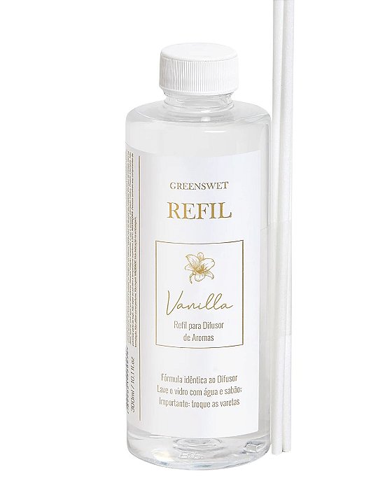 Refil 300 ml Difusor Aroma Vanilla- Greenswet