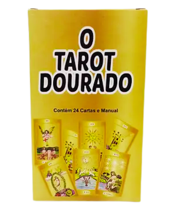 Baralho de Tarô Dourado 24 cartas
