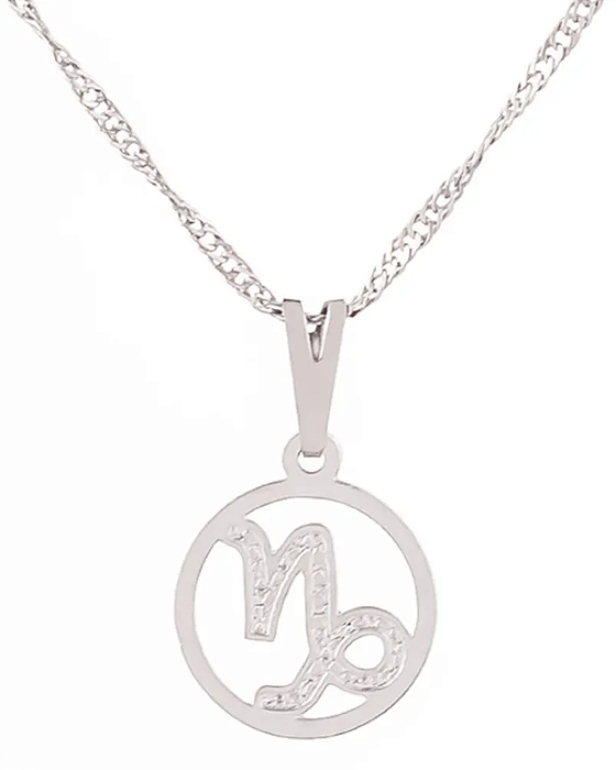 Gargantilha Signo Capricornio 12 mm - Sunshine Cristais Tamanho: 1.Corrente 45 cm