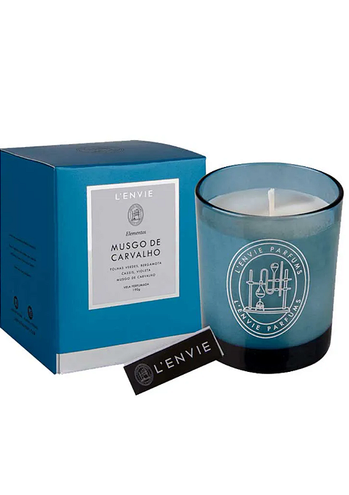 Vela Perfumada 210 g Musgo de Carvalho - Elementos