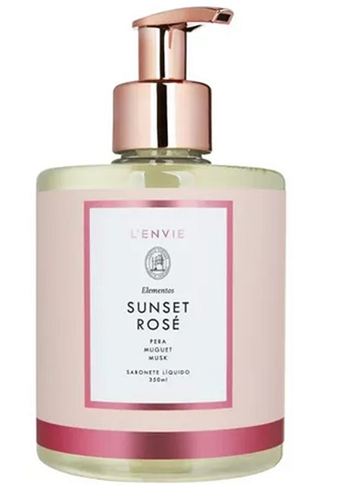 Sabonete Líquido 350 ml Sunset Rosé - Elementos