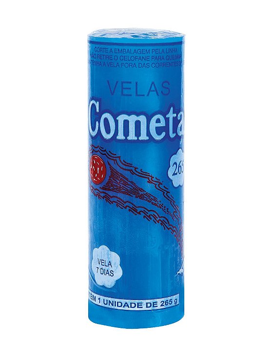 Vela de 7 dias Cometa - Azul